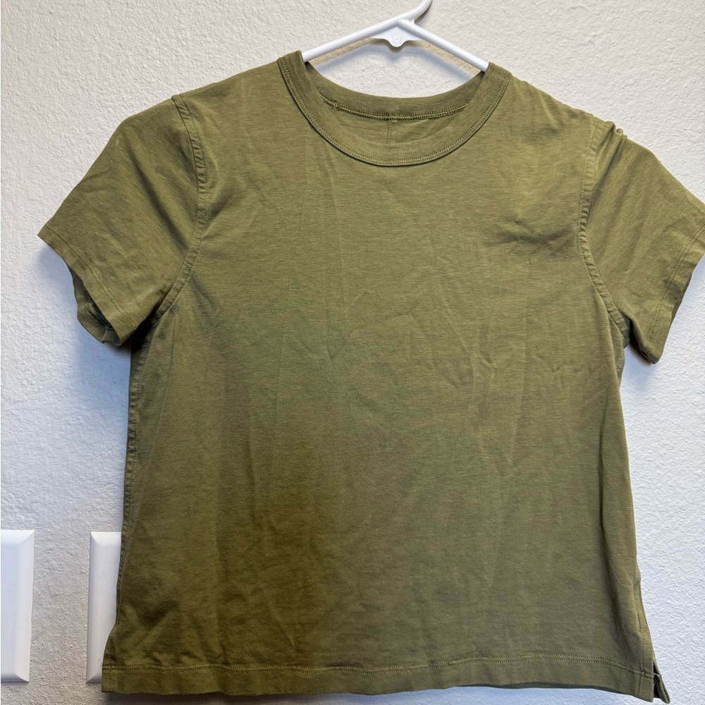 Lululemon Olive Green T-Shirt